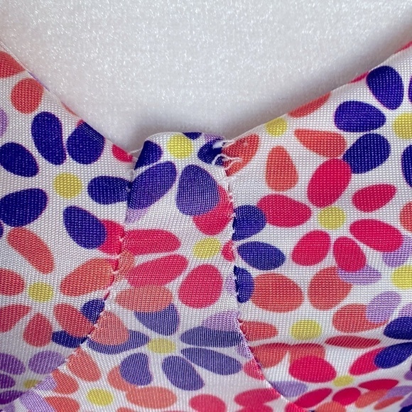 PrettyLittleThing Floral stretch lingerie slip dress Womens sleep gown Ruffles 8 - Picture 4 of 6